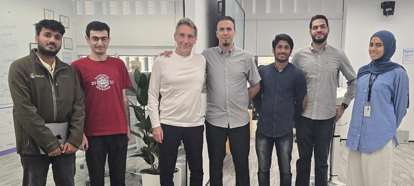 Professor Antonio Bicchi with the AIRoCS group